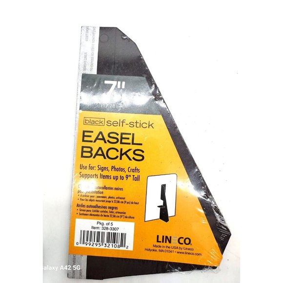 Lineco Easel Backs, Various Sizes, Single & Double Wing, Self Adhesive LOT OF 6 - Picture 3 of 4